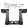 Motorcycle Foot Peg Highway Bracket 360° Adjustable Rugged Foot Peg