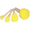 Tuperoymse 60 Pieces of Round Paint Foam Sponge Brush Set