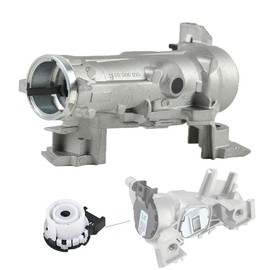 Flynsu Ignition Switch Ignition Lock Steering Lock Housing Car Modified Compatible with 1K0905851B 1K0905865 1K0905841