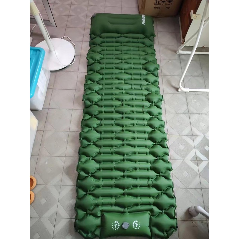 RISEPRO Camping Sleeping Pad Air Mattress - Inflatable Ultralight Ergonomic
