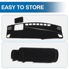 KUST Black Dash Cover Compatible with Toyota Crown 2023-2026 (with