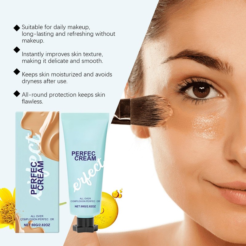 All-Over Complexion Per/fector,Concealing Foundation Per/fecting Cream,Concealer Full Coverage,Evens Skin Tone
