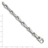 Solid Stainless Steel Unique Link Bracelet - with Secure Lobster