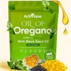 Vivastique Innovations Activique's Oil of Oregano with Black Seed Oil,
