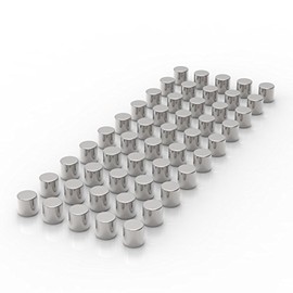 LeTOMA 50 Extra Strong Neodymium Magnets D4 x 4 mm N45 - Matching Addition to Our Vertical Photo Ropes