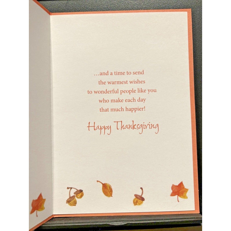Designer Greetings Thanksgiving Greeting Card w/Envelope