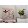 WONDERTIFY Eiffel Tower Cushion Cover Love Paris Romantic Hearts Decorative