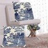 Mahito Pack of 2 Throw Pillow Covers Ancient China Blue