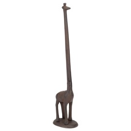 47th & Main Cast Iron Paper Towel Holder, 17-Inches Tall, Giraffe