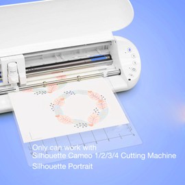 CRIROSA Cutting Mat for Silhouette Portrait 3/2/1, 8 x 12 Inch, Set of 4, StandardGrip Mat, Square, Grid, Non-Slip 8X12 Cutting Mats for Cameo 4/3/2/1