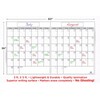 USI Opti ClearJumbo Monthly Dry Erase Wall Calendar, 2 Months,