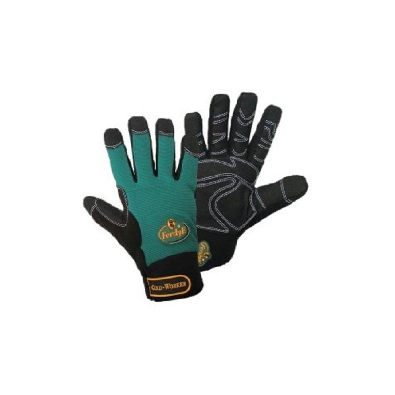 FerdyF. 1990 Mechanics Cold Worker Clarino® Synthetic Leather Gloves Size