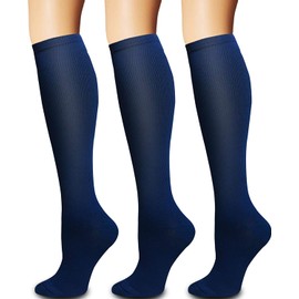 Compression Socks 3 Pairs - Compression Socks Women and Men Circulation - Best for Medical,Nursing,Running,Travel