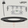 YIIZON Recessed to Pendant Light Converter Kit - 6 Inch