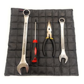 MAGNALURE Magnetic flexible Tool Pad for Organization 81 Magnets | Great for Nuts Bolts, Screws, Ranches, Sockets, Wrenches, Mechanical Tools | For Service Trucks & Truck Box. Size 12"x12"