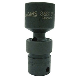 3/8" DR UNI IMPACT SOCKETS, 6 PT (36819) 3/8" Drive Universal Socket Hex 19mm Impact JHW36819