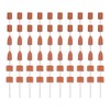 dophee 60Pcs/Set Aluminium Oxide Mounted Grinding Stone Sanding Drill Bits