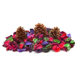 3 Cones Pine and Pot Pourri Floral Incense Nativity Christmas Colours Festive Fragrances Santa Claus Table Decoration Ornaments Christmas