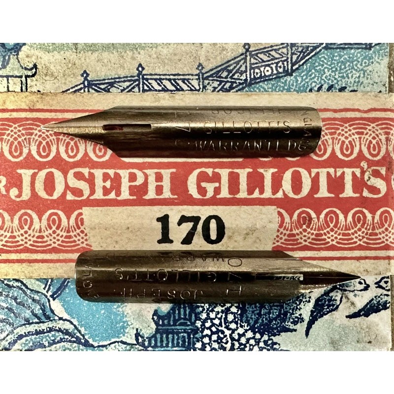 Joseph Gillott Two Joseph Gillott’s 170 Vintage Dip Pen Nibs