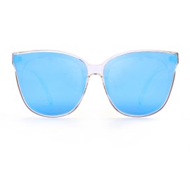 LVIOE Cat Eyes Sunglasses for Women, Polarized Oversized Fashion Vintage Eyewear for Driving Fishing UV Protection CLS1627