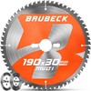 BAUBECK Saw Blade 190x30x1.1-1.6x56T-MULTI-PRO