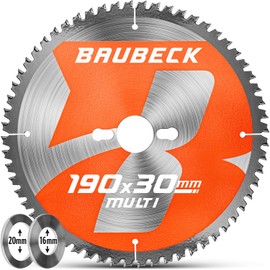 BAUBECK Saw Blade 190x30x1.1-1.6x56T-MULTI-PRO