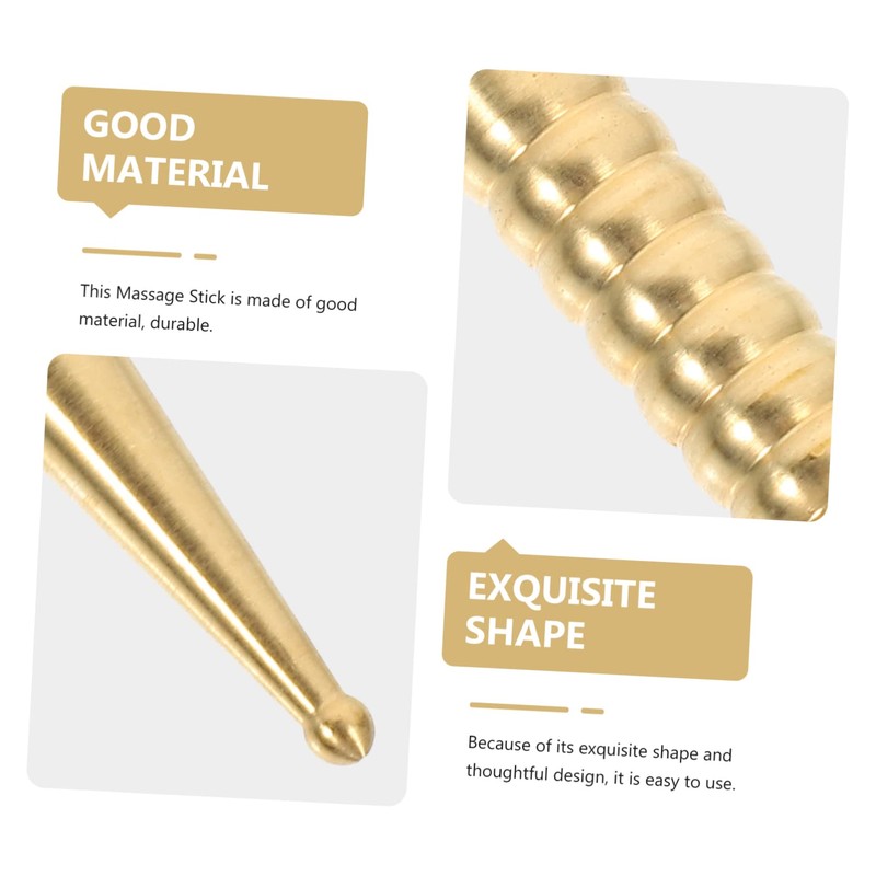 TEHAUX Brass Massage Tool for Deep Tissue Relief Small Acupressure