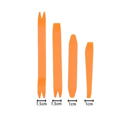 NA 4Pcs Car Trim Removal Plastic Pry Tool Trim Removal Tool Kit for Car Panel Dash Radio Interior Accessories