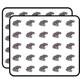 Panther Animal Doodle Waves Pattern Art Decor Sticker for Scrapbooking, Calendars, Arts, Kids DIY Crafts, Album, Bullet Journals 50 Pack