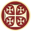 Jerusalem Cross Lapel Pin