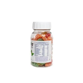 GomiConecta Kids - Multivitamínico para Niños con Vitamina C, D3, Zinc y Colina | Suplemento Alimenticio en Gomitas sabor Frutal, Forma de Dinosaurio 