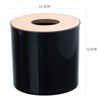 2PCS Roll Tissue Box Holder with Lid, Decorative Round Paper