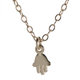 Choker Necklace with Evil Eye 925 Sterling Silver Necklace - Hamsa Necklace Charm Hand of Fatima Pendant - Evil Eye Jewellery for Women 16 Inches + Extension