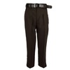 Bocaccio Boys Flat Front Dress Pants with Belt Brown 16