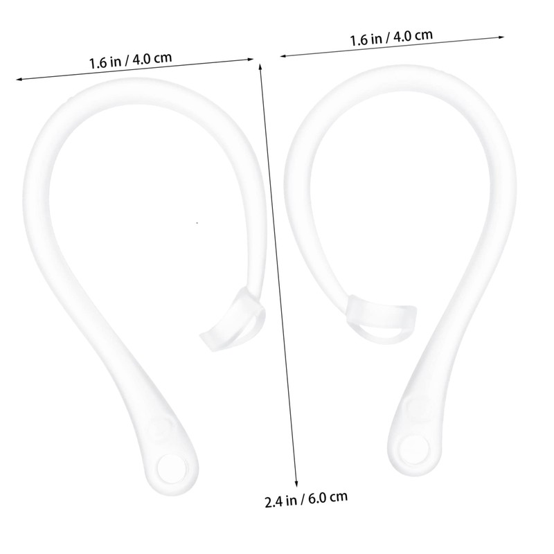 TEHAUX 6pcs Wireless Headphone Lost Hooks Secure Earphone Protective Accessories