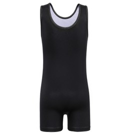 XFGIRLS Gymnastics Leotards for Girls Sleeveless Unitard Girls Sparkle Embroidery Bodysuit Black Blue_140