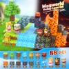 IGIVI Magnetic Blocks - Build Mine Magnet World Lava Valley