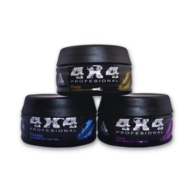 Cera para Cabello-Gel para Pelo- Pasta para Cabello de Alta Fijación para Hombre- 3 piezas (Pomada, Pasta y Cera) 100gr C/U