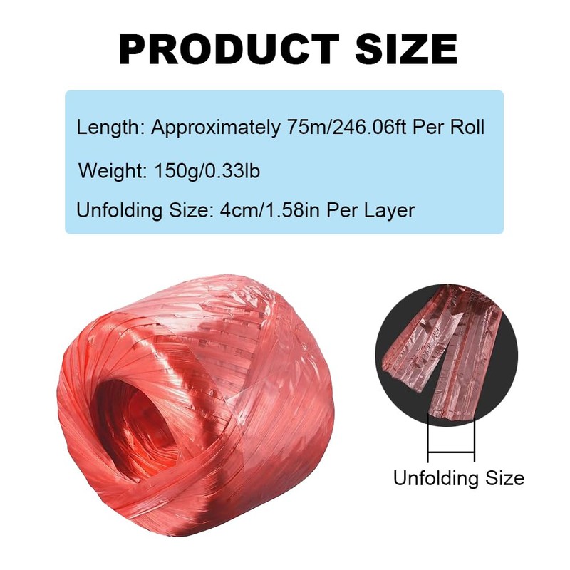 5 Rolls 5 Colors Rope Packing String Bundling Rope Packing