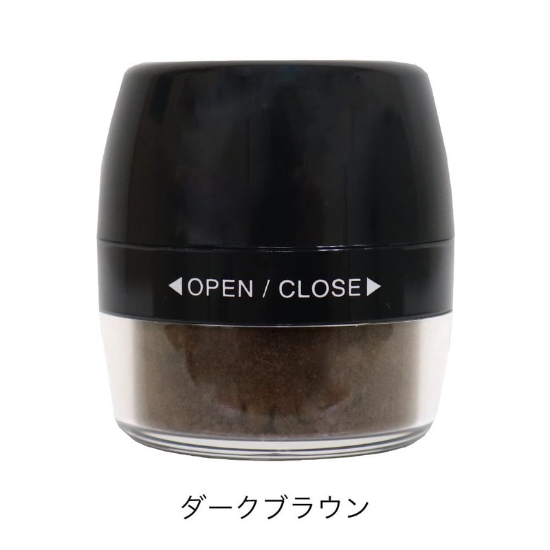 Hide Gray Hair, Powder, Ponpon, Hair Powder P (Dark Brown)