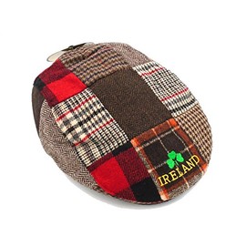 Irish Patchwork Wool Cap from Ireland
