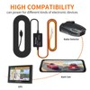 Dash Cam Hardwire Kit Rubber Metal for Mirror Cam GPS
