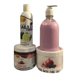 Sparedi Exfoliante Granada Pedicure, Manicure Spa Redi 474ml Kit