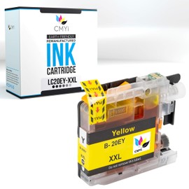 CMYi LC20E Yellow Replacement Ink Cartridge for Brother MFC-J5920DW, J775DW, J775DW XL, J775DWL, J785DW, J985DW, J985DW XL
