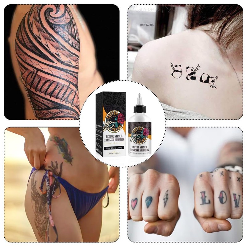 Tattoo Transfer Cream Gel, Tattoo Stencil Gel for Transfer Paper,