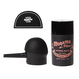 Monster Fiber Set (No Spray) [Fiber Pump Comb] (Natural Black) Hairmon