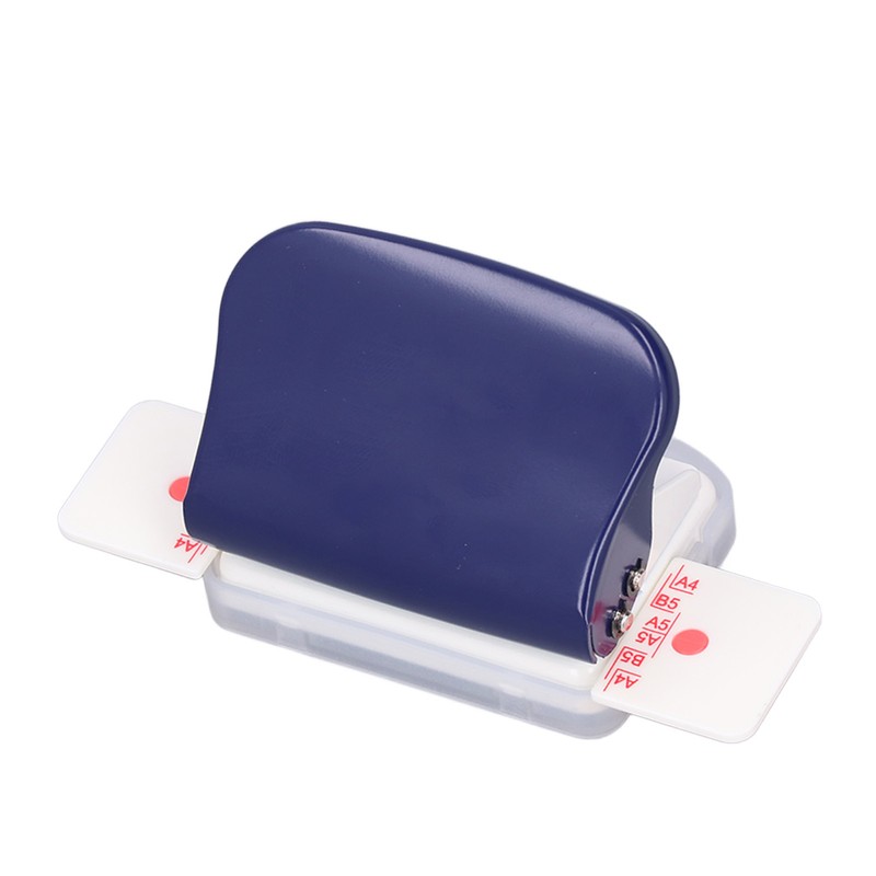 Hole Punch Dark Blue 6 Hole Portable Small Planner Hole