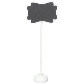 Decorative Chalkboard with Stand Small White