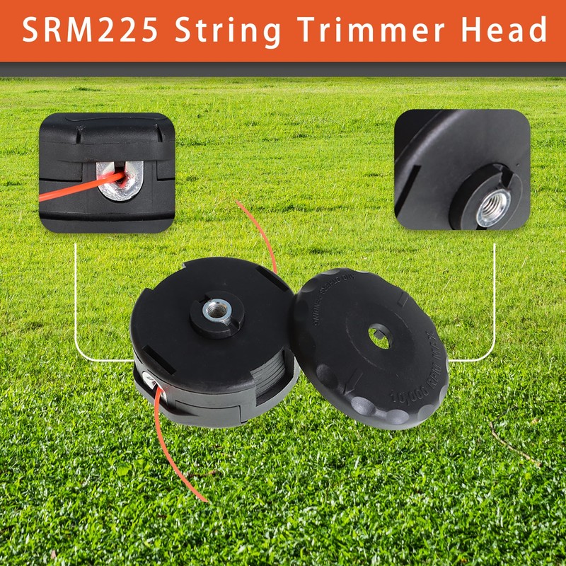 labwork 5 Pack SRM225 String Trimmer Head Replacement for Echo