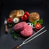 Heavy Stainless Steel Carving Fork,Barbecue Cooking Meat Fork, Used to